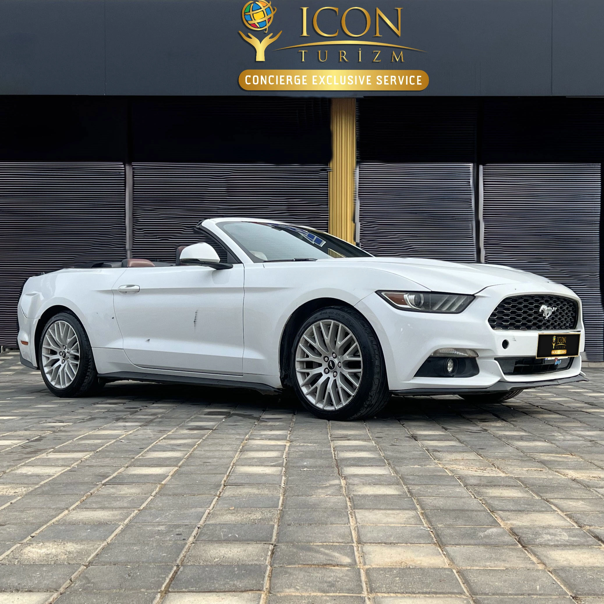 Ford Mustang Cabrio Antalya Rent A Car - ICON TURIZM CONCIERGE EXCLUSIVE SERVICE